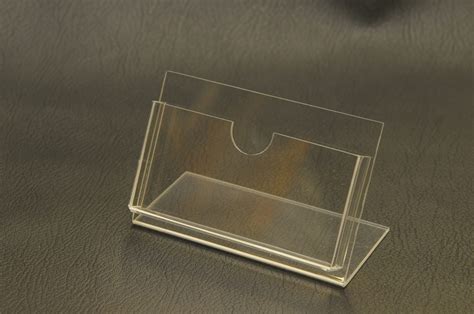 perspex business card holders